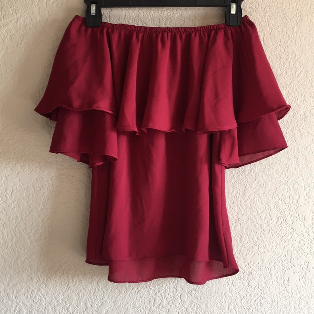 Burgundy Wine Blouse